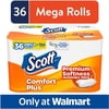 Scott ComfortPlus Toilet Paper, 36 Mega Rolls