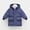 Blue-A, variant on Boys Mid‑Length Hooded Winter Parka Coat 1‑15 Years, Kids Cold Weather Thick Warm Quilted Padded Jacket with Side Pockets and Elastic Cuffs