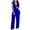 AA-Blue, variant on Jumpsuits for Women Dressy Formal V Neck Sleeveless Wide Leg Long Pants Rompers Business Party One Piece Outfits, Brown, XXXL