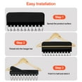 thumbnail image 2 of Hat Rack for Baseball Caps, 3Pack Hat Organizer, Hang Hat Hanger for Closet, Hat Storage, 2 of 8