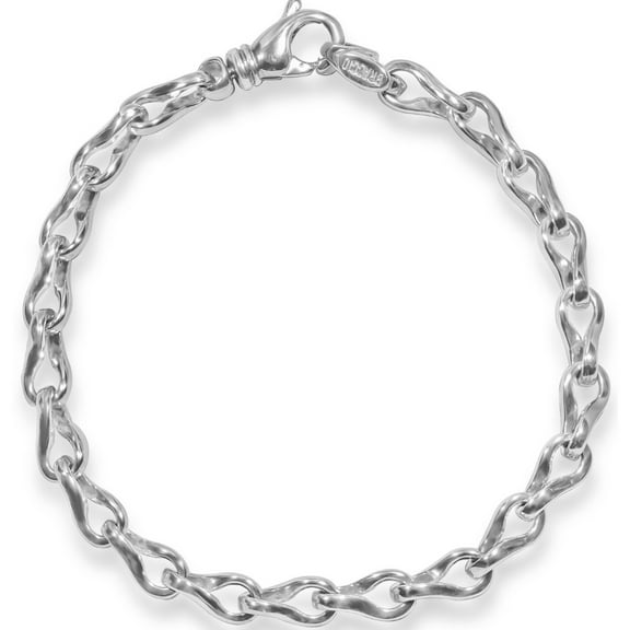 Pompeii Men's 14k Gold (17gram) or Platinum (28gram) 6mm Link Bracelet 8.5" (,)