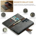 thumbnail image 5 of for Samsung Galaxy S25 Ultra Case, PU Leather Detachable Vintage Wallet Flip Magnetic Clousure Drop Protective Slim Phone Case Cover for Samsung Galaxy S25 Ultra with Card Holder - Gray, 5 of 8