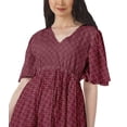 thumbnail image 5 of Moomaya Women Party Night Dresses Plus Size Printed Casual Wear Ladies Clothing, 5 of 6
