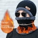 thumbnail image 2 of Gorro de invierno nuevo para hombre, gorro de lana gruesa con forro polar, cálido gorro de algodón para invierno, gorro tejido para otoño e invierno para mujeres jóvenes, venta al por mayor, 2 of 6