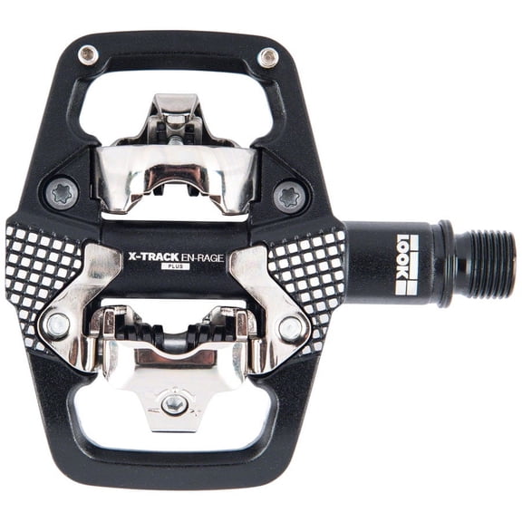 LOOK X-TRACK EN-RAGE PLUS Dual Sided Clipless Platform MTB Pedals 9/16" Black