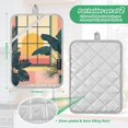 thumbnail image 6 of Yayeee Pot Holders Kitchen Heat Resistant with Pocket 7"x9.8" Cotton Oven Cooking Hot Pads, Pink Sunset, 6 of 7
