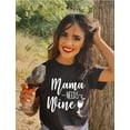 thumbnail image 2 of Mama Needs Wine Letter Print T Shirt Women, 2 of 18