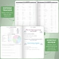 thumbnail image 4 of Planificador de gastos Budget Planner Clever Fox, tamaño A5, color verde menta, 4 of 6