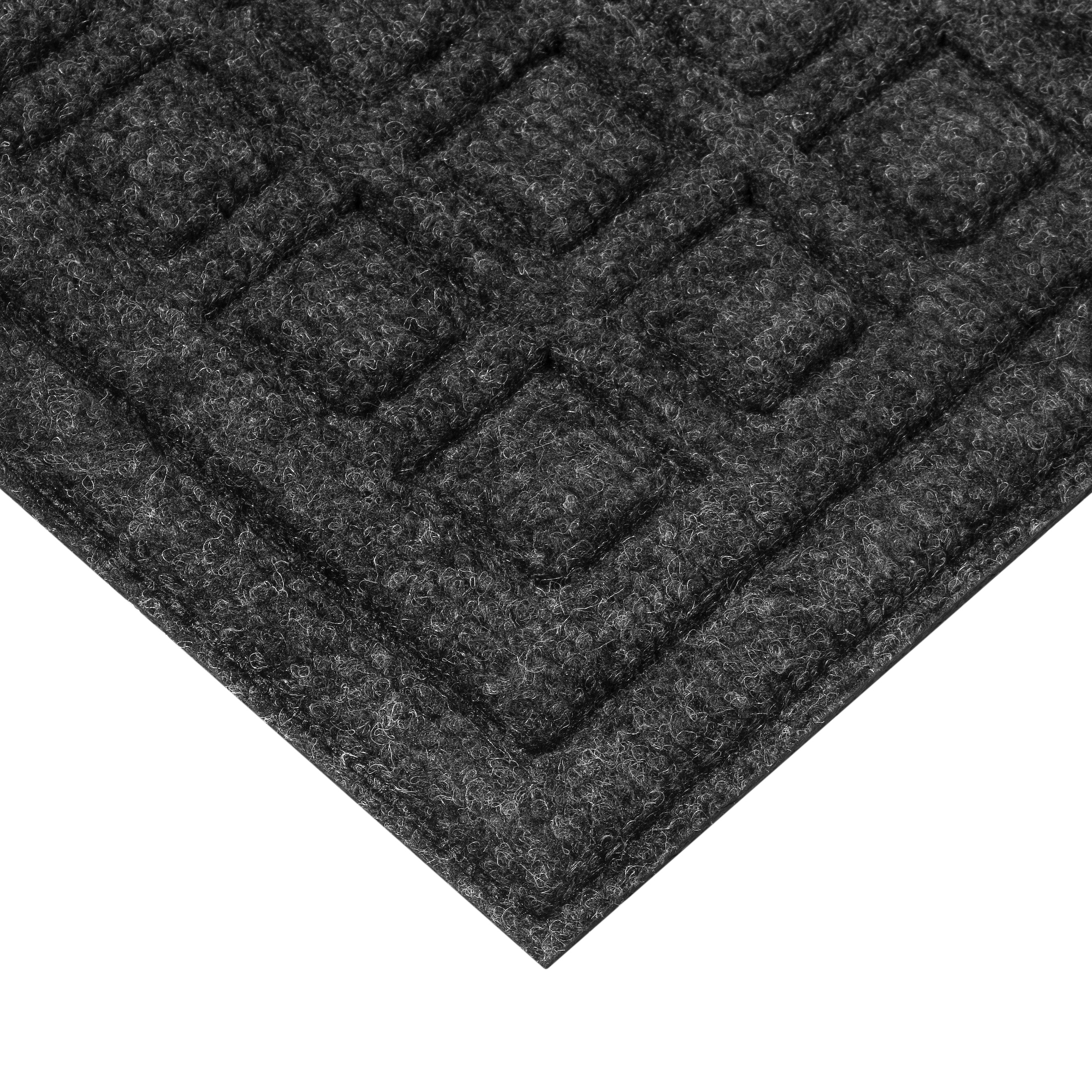 Mainstays Textures Blocks Indoor/Outdoor Utility Mat, Onyx photo 5