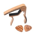 thumbnail image 2 of MERIGLARE Capo de Guitare avec 2 Pcs Pics Brun, 2 of 8