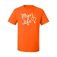 thumbnail image 2 of Mom Life Best Mom Mother's Day Gift Blessed Family Kids | Mens Mother's Day Graphic T-Shirt, Orange, X-Large, 2 of 4