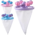 thumbnail image 1 of Hair Catcher Washer Machine | Conical Lint Filter Mesh Bag,Reusable Floating Hair Filtering Mesh Removal Lint Cleaning Tool for Laundry Daily Use Dogs Bathroom Travel Shower, 1 of 8