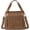 Brown, variant on CoCopeanut Canvas Shoulder Bag for Women Top Handle Tote Bag Large Capacity Crossbody Bag Casual Handbag Purse
