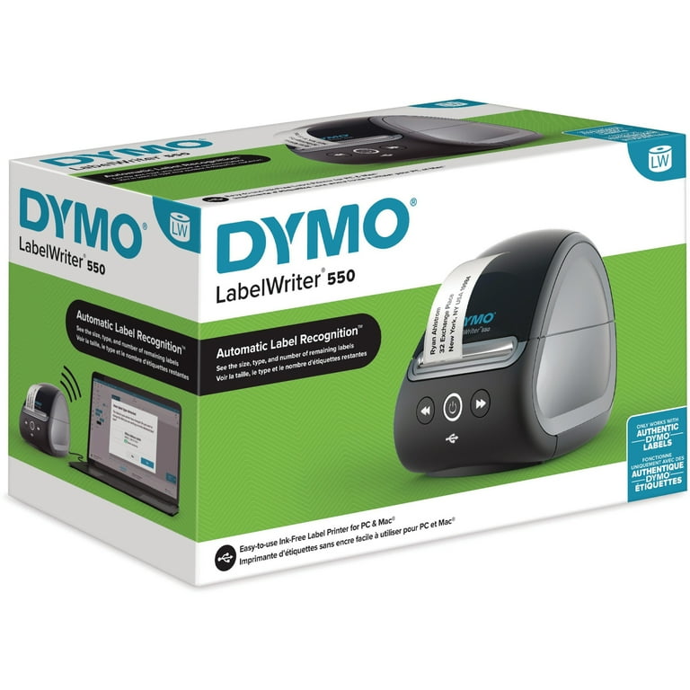 DYMO® LabelWriter® 550 Label Maker, Direct Printing, Automatic Label  Prints, 1 Count 