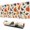 Light Halloween Pumpkins, variant on Long Mouse Pads for Desk,Light Halloween Pumpkins Bats and Spiders Desk Mats on Top Of Desks, Desk Mouse Pad Extra Large with 3mm Non-Slip Base and Stitched Edge for Gaming,Work,Home 31.5x11.8in