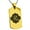 Gold, variant on Stainless Steel Ukita Samurai Crest Engraved Dog Tag Pendant Necklace