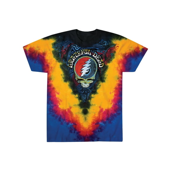 Collections Etc Grateful Dead Steal Your Face Tie Dye T-Shirt