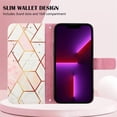 thumbnail image 4 of Case for Google Pixel 7,Google Pixel 7 Wallet Case Cute with Kickstand Magnetic and Card Holder Leather Flip Protective Case for Women Compatible with Google Pixel 7 Marble White, 4 of 10
