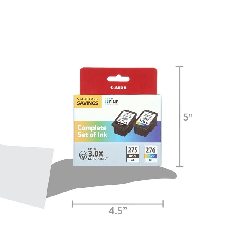 Canon PG275XL/CL276XL Combo Pack - Black and Color Ink Cartridges
