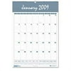 House of Doolittle HOD333 Wall Calendar- Wirebound- 12 Months- Jan-Dec- 15-.50in.x22in.- BE-GY