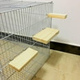 thumbnail image 5 of Wood Stand Platform Toy Paw Grinding Clean Cage Accessories For Parrot Hamster, 5 of 5