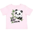 thumbnail image 3 of Inktastic My Aunt Loves Me Cute Panda Boys or Girls Toddler T-Shirt, 3 of 5