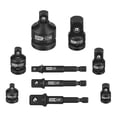 thumbnail image 1 of 9PCS Impact Socket Adapter and Reducer Set,1/4in,3/8in,1/2in,3/4in Drive Socket Adapter Set for Impact Driver Conversion, 1 of 5