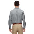 thumbnail image 2 of The Harriton Mens Long Sleeve Oxford Shirt with Stain-Release - Oxford Shirt GREY - 6XL, 2 of 2
