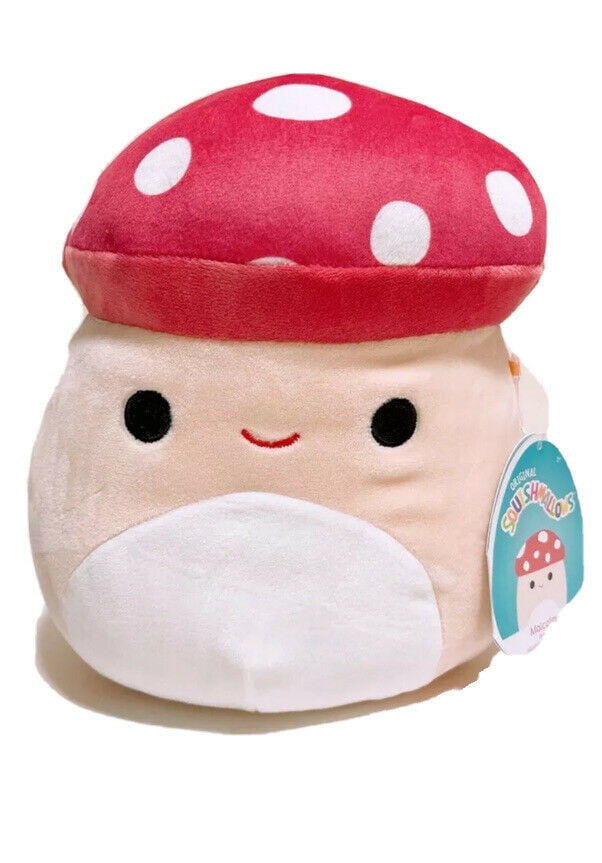 Squishmallow Malcolm The Mushroom 5 Inch Kellytoy Soft Plush for sale online 