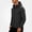 Black, variant on Men's Water-Resistant Hooded Lightweight Softshell Jacket for Hiking Navy XL