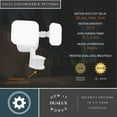 thumbnail image 4 of Vaxcel - Theta - 26W 2 LED Outdoor Motion Sensor Flood Light In Contemporary, 4 of 14