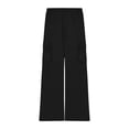 thumbnail image 4 of Gpaecead Kids' Cargo Pants, Boy's Casual Outdoor Protective Waterproof Hiking Climbing Convertible Trousers 13 Years Black, 4 of 6