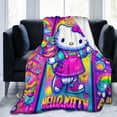 thumbnail image 6 of Hello Kitty Blanket, Super Soft Throw Blanket, Cozy Flannel Blankets For Boys Girls, Warm Blankets For Couch Sofa Bed, 40"X30", 6 of 9