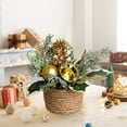 thumbnail image 5 of Christmas Table Decoration, 7.4 Inch Christmas Centerpiece Small Potted Christmas Tree, Pine Cones and Berries, Xmas Artificial Plants for Tables, Home, Mantel Holiday Decor, 5 of 6