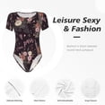 thumbnail image 5 of Picia Romantic Paris Womens One Piece Swimsuits Modest Tummy Control Bathing Suits Lace Up Slimming Swim Suit-Medium, 5 of 9