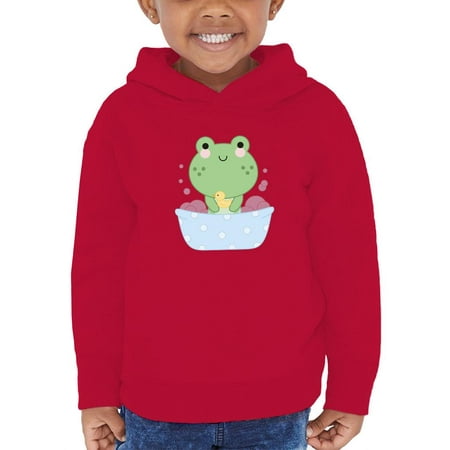 

Little Frog Taking Bubble Bath Hoodie Toddler -Image by Shutterstock 2 Toddler