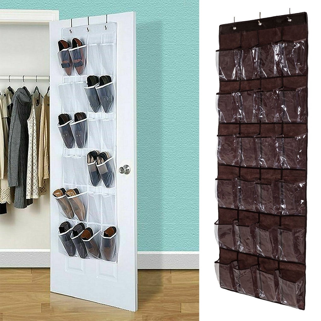 Fine Wall Mounted Slipper Rack Hanging Organizer Shelf Storage Shoes Slippers Kids and Women Small Shoe Plastic Shoes Holder Storage Organizer,Door Shoe Hangers
