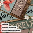 thumbnail image 2 of Sm:)e Northern Cardinal Always Loved Forever Wooden Garden Flag 12 x 18 Inch, Double-Sided Printing, Outdoor Welcome Decor for Yards, 2 of 8