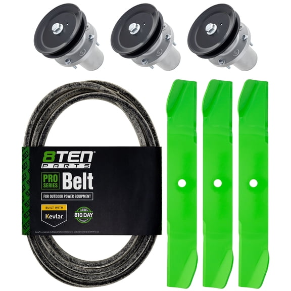 8TEN Blade Spindle Belt Kit for Cub Cadet ZTX4 ZTX6 60-inch 742P05516 918-07386 MK1013855