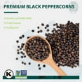 thumbnail image 4 of Soeos Whole Black Peppercorns, 36oz (Pack of 2), Non-GMO, Kosher, Packed to Keep Peppers Fresh, Peppercorn for Grinder Refill, Whole Peppercorns, 4 of 7