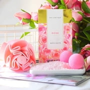Spa Gift Sets for Women - 10 Pcs Rose Bath Body Care Gift Baskets, Relaxing Home Spa Kits Self Pampering Birthday Gifts Anniversary Ideas for Her