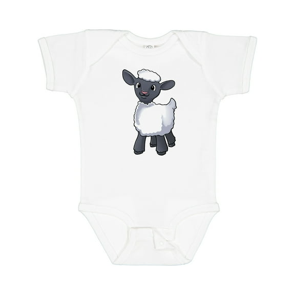 Inktastic Cute Little Lamb Boys or Girls Baby Bodysuit