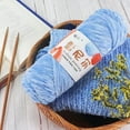 thumbnail image 7 of Chenille Yarn 100g - Soft Velvet Crochet Yarn for Blankets, 3mm Chunky Knitting Wool for Scarves, Hats, Amigurumi, DIY Crafts | 1-Piece Skein Cotton Yarn for Crochet, 7 of 7