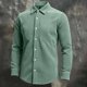 thumbnail image 1 of pstuiky camisa de manga larga para hombre, Camisa informal de manga larga con solapa y botones para hombre Tops casuales para hombres xl, 1 of 6