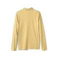 thumbnail image 2 of Lands' End School Uniform Girls Long Sleeve Feminine Fit Interlock Polo Shirt, 2 of 3