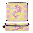 thumbnail image 3 of Hair Tools Storage with Heat Resistant Mat- Adorable Princess Printed Curling Iron Travel Bag/Flat Iron Case for Women, 3 of 8