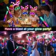 thumbnail image 3 of Artículos de fiesta SHQDD que brillan en la oscuridad con 260 piezas para niños y adultos, 3 of 7