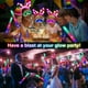 thumbnail image 3 of Artículos de fiesta SHQDD que brillan en la oscuridad con 260 piezas para niños y adultos, 3 of 7