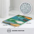 thumbnail image 4 of Pussy Ass Bath Mat Cat Bath Rug Bathroom Rug Floor Decor Carpet With Non Slip Backing Soft Comfortable Water Absorption 24X16 Inch, 4 of 7