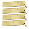 thumbnail image 1 of Portable Brass Ruler Set of 4 Essential Measuring Tools for Accurate Drawings, 1 of 8
